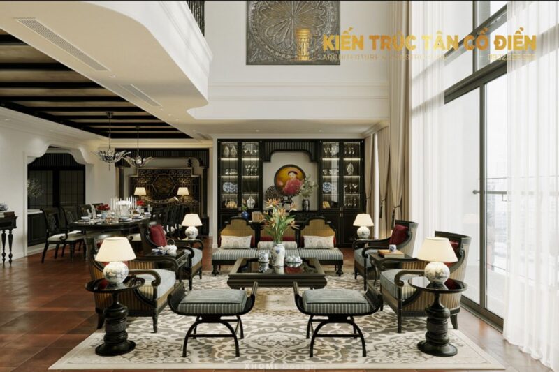 Chi phí thi công nội thất Indochine 1 Indochine không phải lúc nào cũng đắt, mà chi phí sẽ phụ thuộc rất lớn vào cách thiết kế, lựa chọn vật liệu