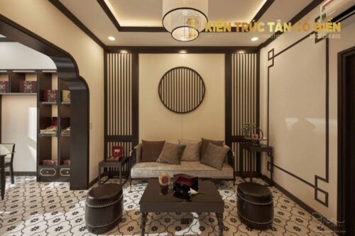 Vật liệu đặc trưng của phong cách Indochine không chỉ là yếu tố kỹ thuật mà là yếu tố tạo nên linh hồn không gian