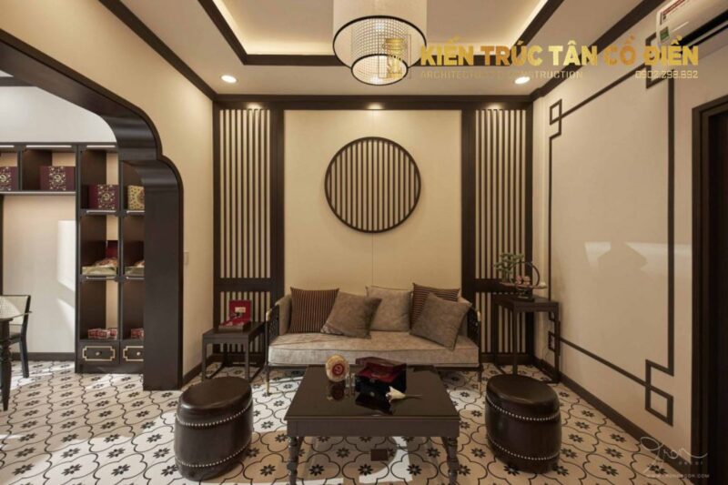 Vật liệu đặc trưng của phong cách Indochine 2 Vật liệu đặc trưng của phong cách Indochine không chỉ là yếu tố kỹ thuật mà là yếu tố tạo nên linh hồn không gian