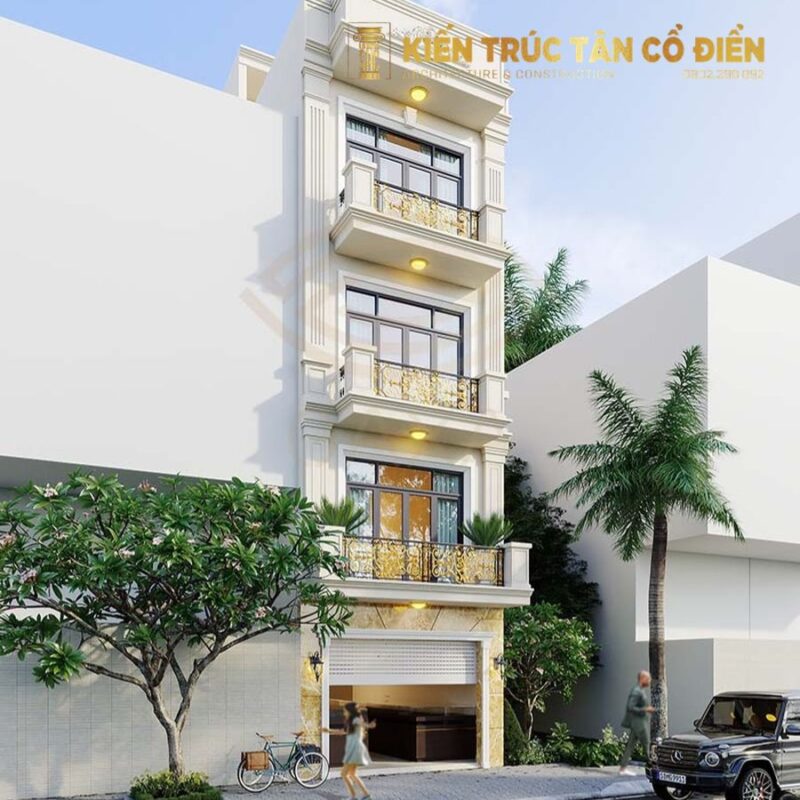 Điểm quan trọng là phải điều chỉnh phong cách cho phù hợp nhà phố, không bê nguyên biệt thự vào.