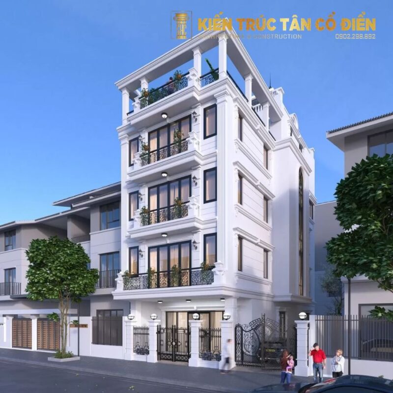 Khi làm đúng, nhà phố tân cổ điển không chỉ đẹp mà còn trở thành điểm nhấn nổi bật giữa khu đô thị.