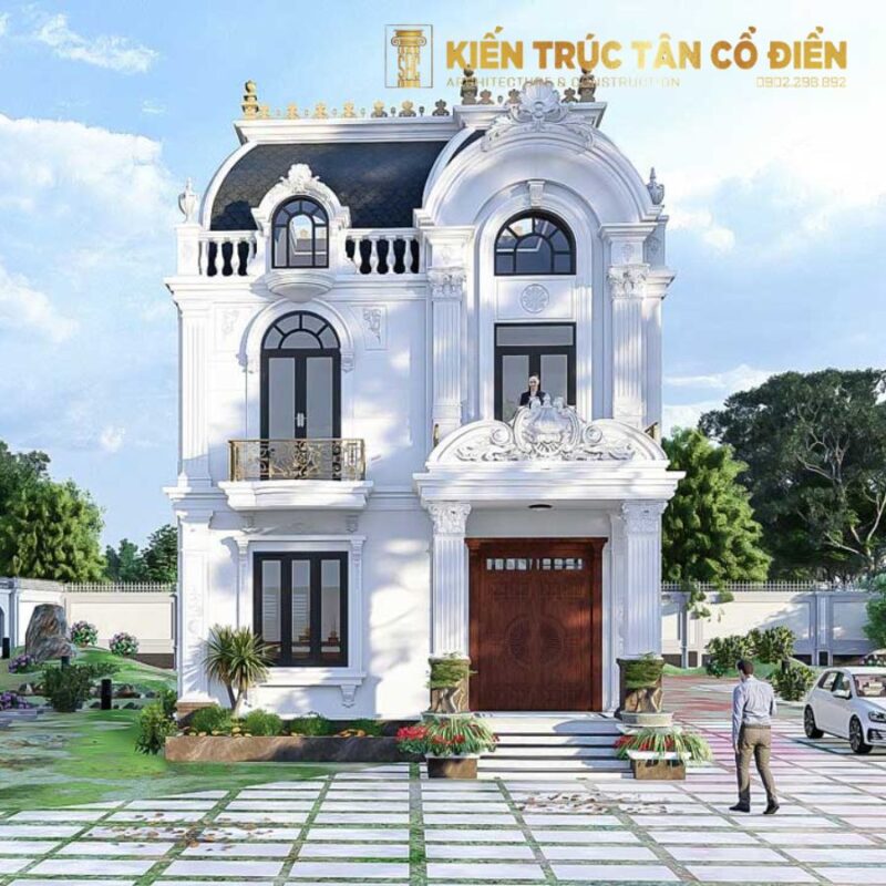 Phong cách nhà tân cổ điển là sự kết hợp hoàn hảo giữa vẻ đẹp cổ điển sang trọng và sự tinh giản của kiến trúc hiện đại.