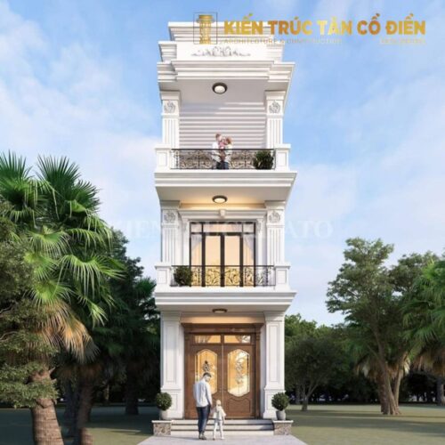 Nhà tân cổ điển diện tích nhỏ hoàn toàn có thể đẹp, thậm chí rất sang trọng nếu được thiết kế đúng cách