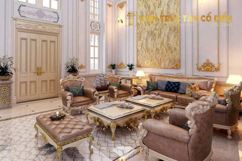 Thiết kế nội thất tân cổ điển cao cấp cho biệt thự là sự lựa chọn hoàn hảo 