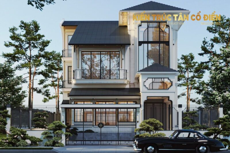 20 mẫu nhà Indochine đẹp kết hợp hiện đại 2 Sự kết hợp giữa truyền thống và hiện đại giúp tạo không gian sống vừa sang trọng, vừa tiện nghi, vừa mang đậm bản sắc riêng.